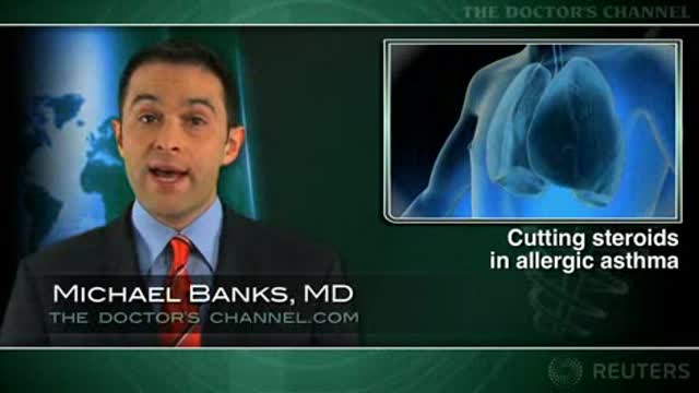 Subcutaneous omalizumab helps cut corticosteroids in allergic asthma Thumbnail