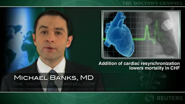 Cardiac resynchronization reduces mortality in CHF even with an ICD Thumbnail