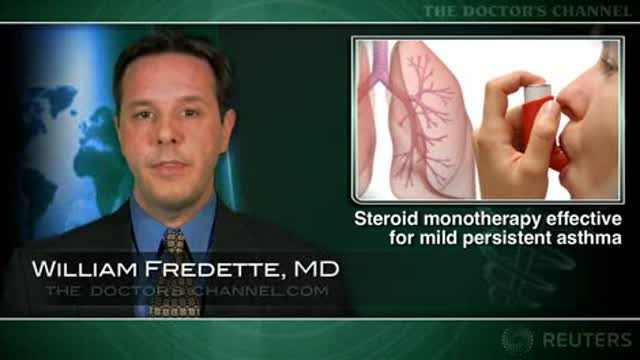 Mild asthma is well controlled with low-dose steroid monotherapy Thumbnail