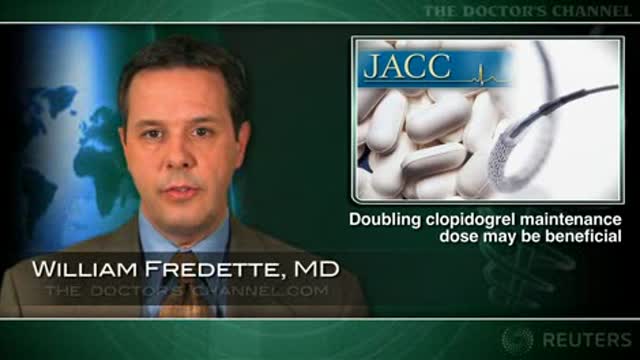 Doubling the standard clopidogrel maintenance dose may be beneficial Thumbnail