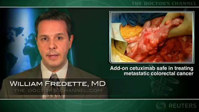 Add-on cetuximab safe, tolerable in first-line treatment of colorectal cancer Thumbnail