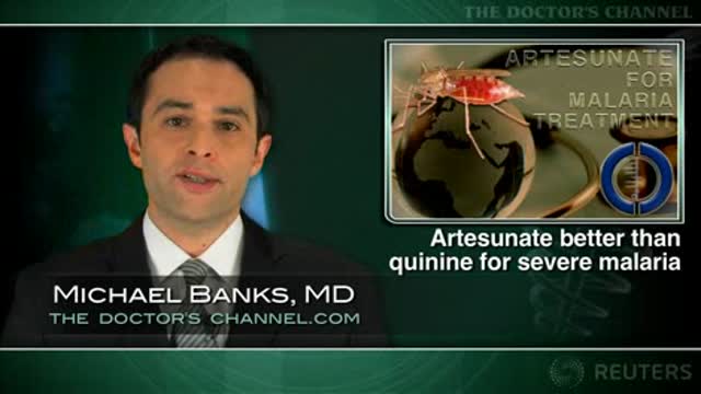 Artesunate better than quinine for treating severe malaria Thumbnail