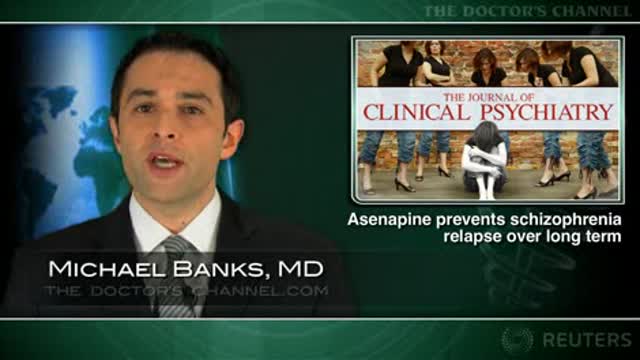 Asenapine effective over long term for prevention of schizophrenia relapse Thumbnail
