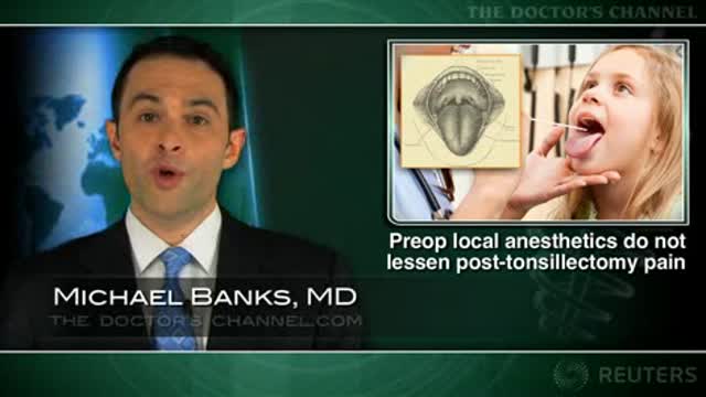 Preoperative local anesthetic combos do not ease post-tonsillectomy pain Thumbnail