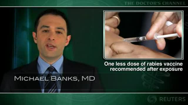One less rabies vaccine dose recommended for post-exposure prophylaxis Thumbnail