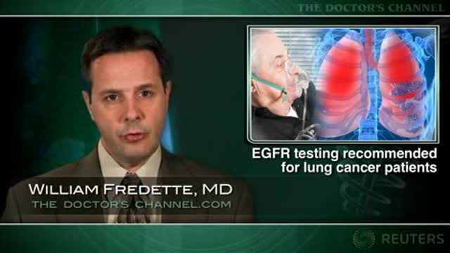 EGFR mutation testing recommended for certain lung cancer patients Thumbnail