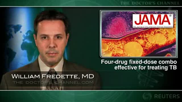 Combined four-drug fixed-dose regimen effective for treating TB Thumbnail