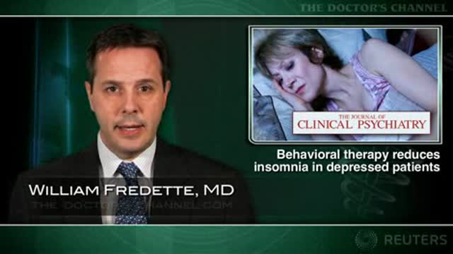 Brief behavioral therapy reduces insomnia in depressed patients Thumbnail