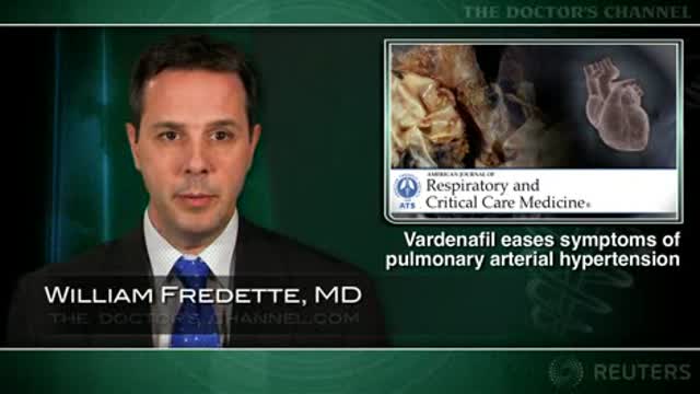 Vardenafil eases symptoms of pulmonary arterial hypertension Thumbnail