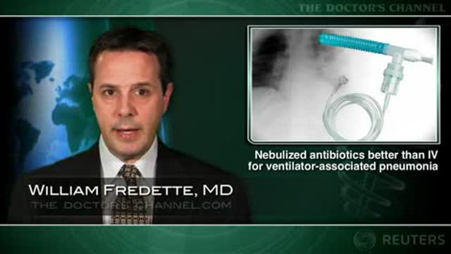 Nebulized antibiotics effective for ventilator-associated pneumonia Thumbnail