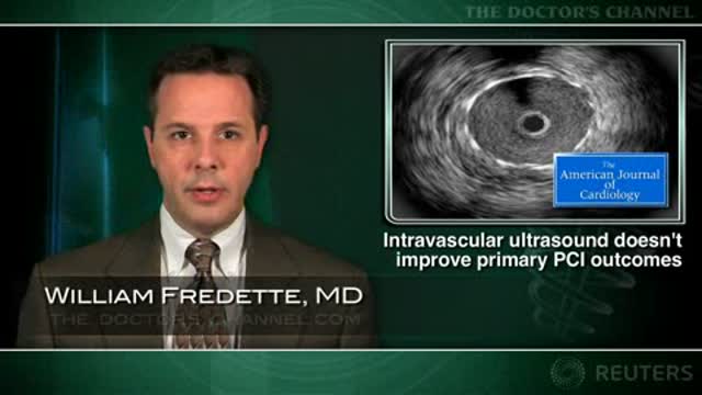 Intravascular ultrasound during primary PCI does not improve outcomes Thumbnail