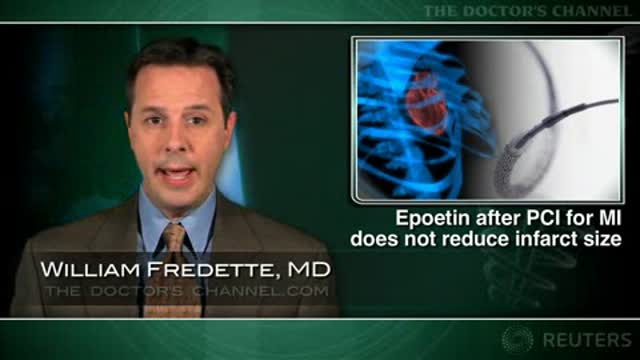 Erythropoietin after PCI for acute MI does not reduce infarct size Thumbnail
