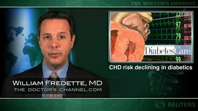 Declining coronary heart disease risk among diabetics Thumbnail