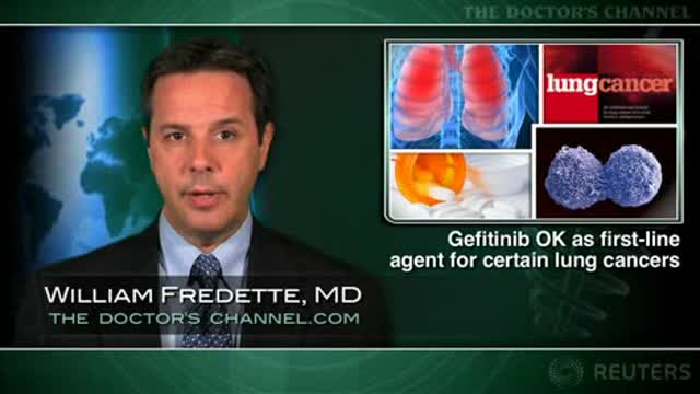 Gefitinib appropriate first-line agent for certain lung cancers Thumbnail
