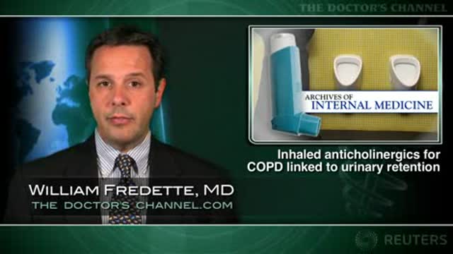 Inhaled anticholinergics for COPD linked to urinary retention Thumbnail