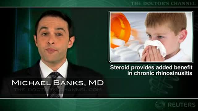 Steroid provides added benefit in chronic rhinosinusitis: study Thumbnail