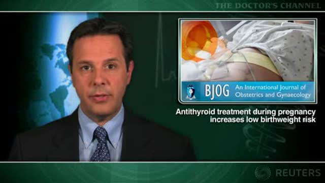 Antithyroid treatment during pregnancy increases risk of low birthweight infant Thumbnail