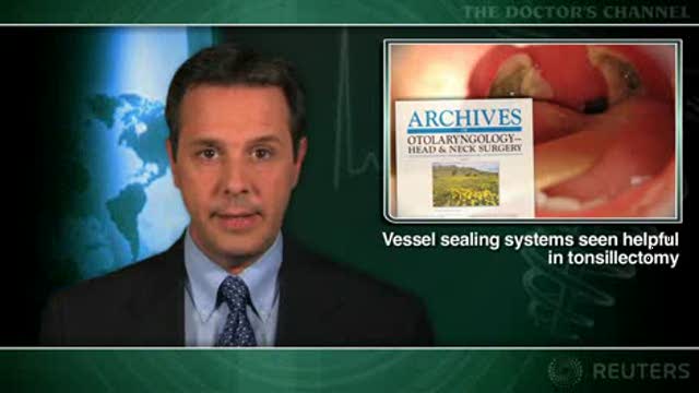 Vessel sealing systems seen beneficial in tonsillectomy Thumbnail