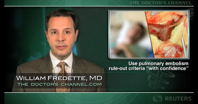 Use PERC “with confidence” to rule-out pulmonary embolism Thumbnail
