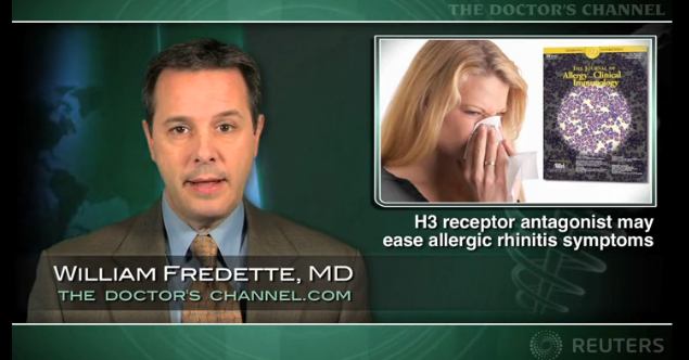 H3 receptor antagonist may help relieve allergic rhinitis symptoms Thumbnail