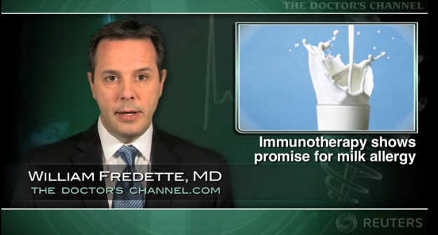 Sublingual and oral immunotherapy shows promise for milk allergy Thumbnail