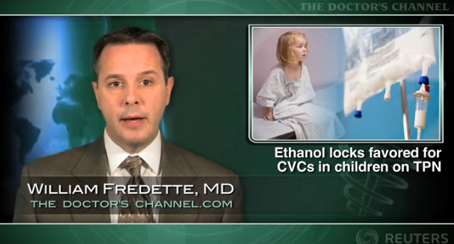 Ethanol locks favored for central lines in children on chronic parenteral nutrition Thumbnail