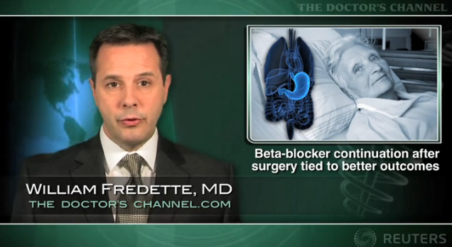 Beta-blocker continuation after surgery linked to better outcomes Thumbnail