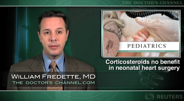 No benefit seen with corticosteroids in neonatal heart surgery Thumbnail