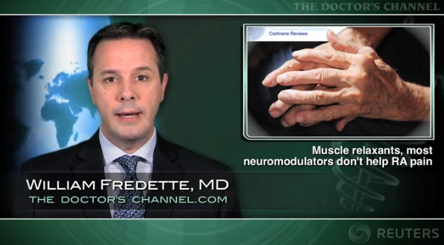 Muscle relaxants, most neuromodulators don’t help RA pain Thumbnail