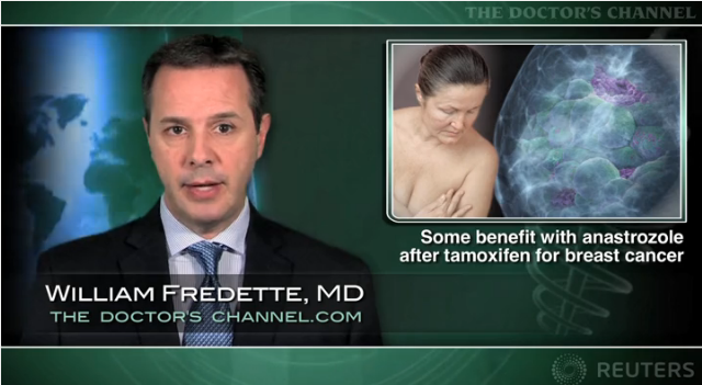 Some benefit seen with anastrozole after tamoxifen for early-stage breast cancer Thumbnail