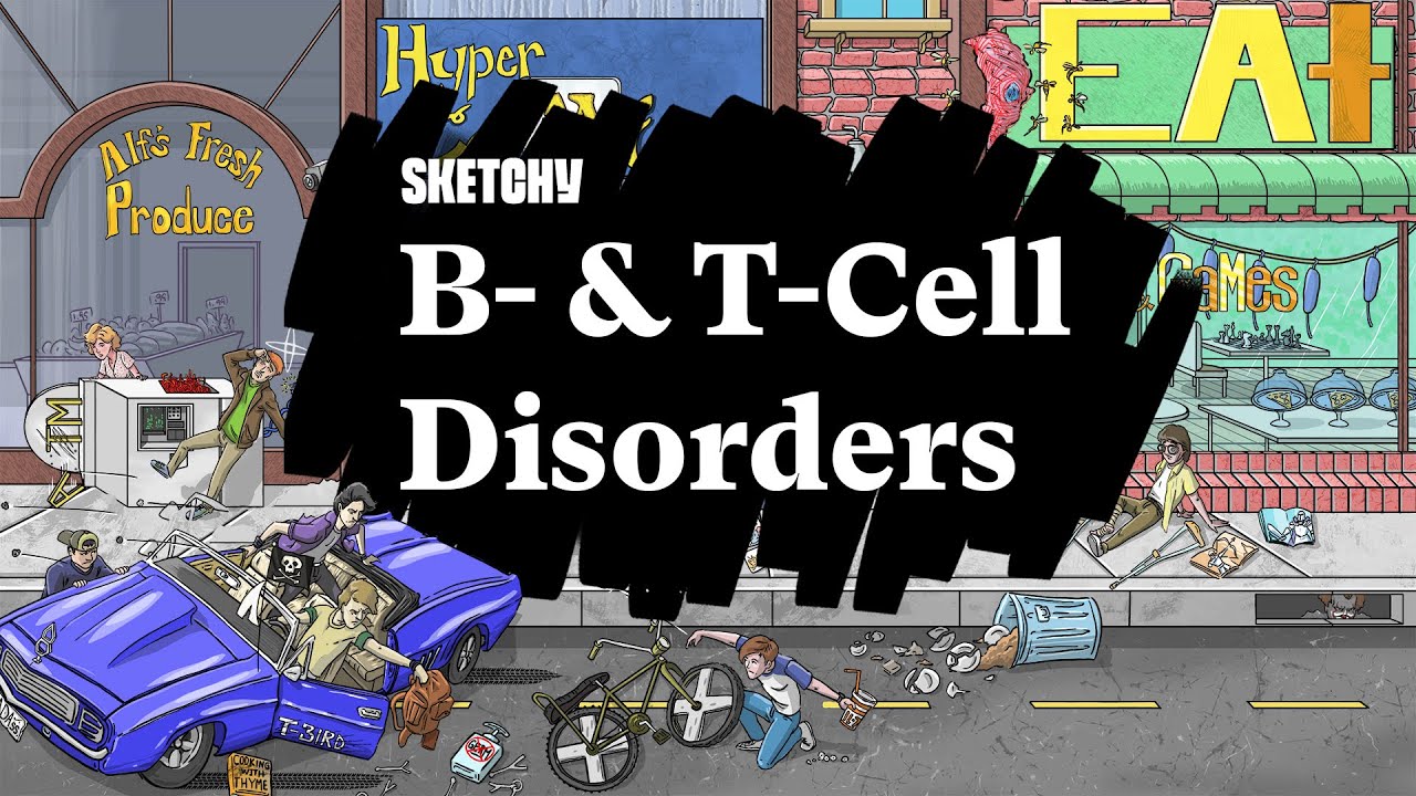 B & T-Cell Immunodeficiency Disorders (Part 1) | Sketchy Medical Thumbnail
